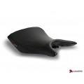 LUIMOTO Baseline Rider Seat Covers for the YAMAHA YZF-R3 (15-24), YZF-R25 (14-20), and MT-03 (20-23)